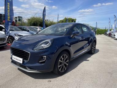 Voir le détail de l'offre de cette FORD Puma 1.0 EcoBoost 125ch mHEV Titanium 6cv de 2021 en vente à partir de 200.62 €  / mois