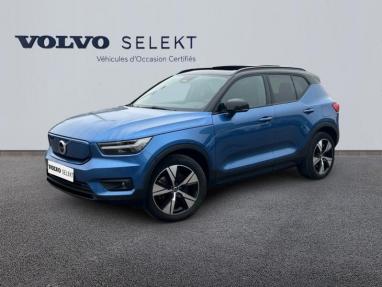 Voir le détail de l'offre de cette VOLVO XC40 P8 AWD 408ch R-Design EDT de 2020 en vente à partir de 312.82 €  / mois