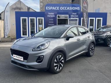 Voir le détail de l'offre de cette FORD Puma 1.0 Flexifuel 125ch S&S mHEV Titanium de 2024 en vente à partir de 216.22 €  / mois
